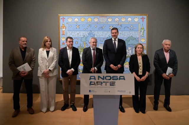 O Parlamento de Galicia expón na Coruña unha selección da súa colección de arte 